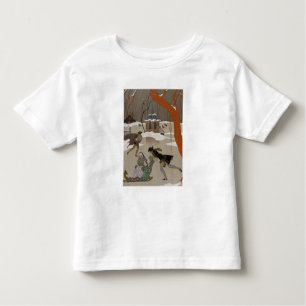 Ice Skating on the Frozen Lake Toddler T-Shirt