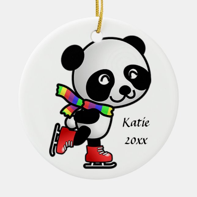 Ice Skating Ornament (Front)