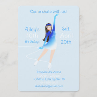 Ice Skating Party Invitation