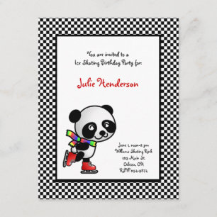 Ice Skating Party Invitation