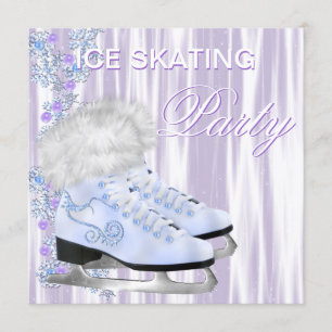Ice Skating Party Invitation