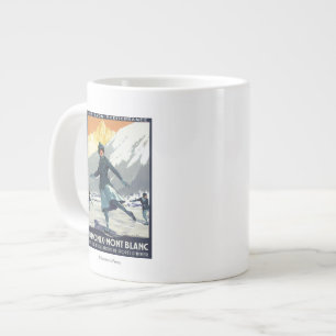 Ice Skating - PLM Olympic Promo Poster Large Coffee Mug
