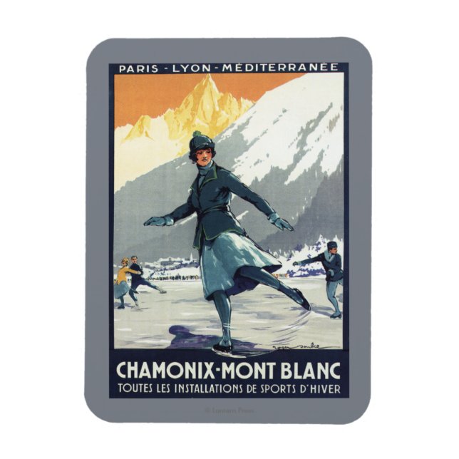 Ice Skating - PLM Olympic Promo Poster Magnet (Vertical)