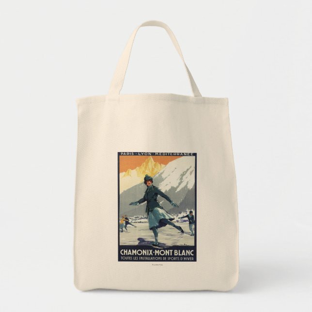 Ice Skating - PLM Olympic Promo Poster Tote Bag (Front)