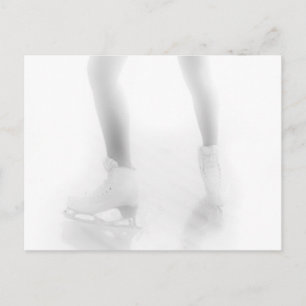 Ice skating postcard