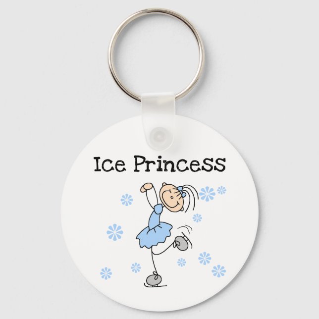 Ice Skating Princess  Key Ring (Front)