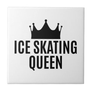 Ice Skating Queen - Ice Skating        Ceramic Tile