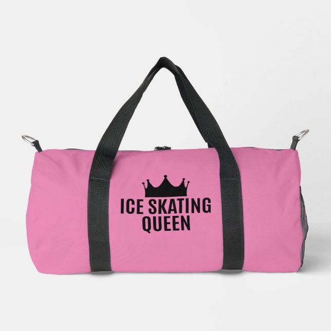 Ice Skating Queen - Ice Skating       Duffle Bag (Front)