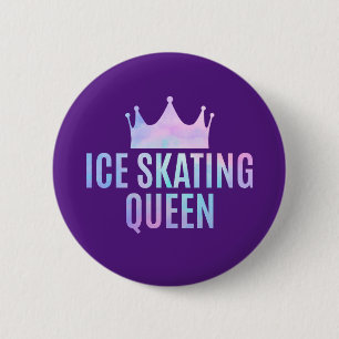 Ice Skating Queen - Ice Skating Lovers  6 Cm Round Badge