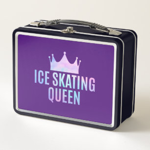 Ice Skating Queen - Ice Skating Lovers   Metal Lunch Box