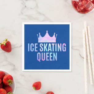Ice Skating Queen - Ice Skating Lovers Napkin