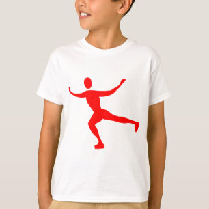 Ice Skating - Red T-Shirt