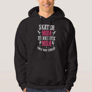 Ice Skating Skater Mum Figure Skating Sport Mother Hoodie