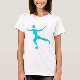 Ice Skating - Sky Blue T-Shirt