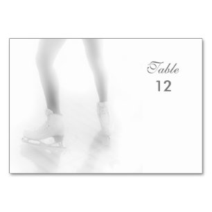 Ice skating table number