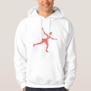 Ice Skating - Tropical Pink Hoodie