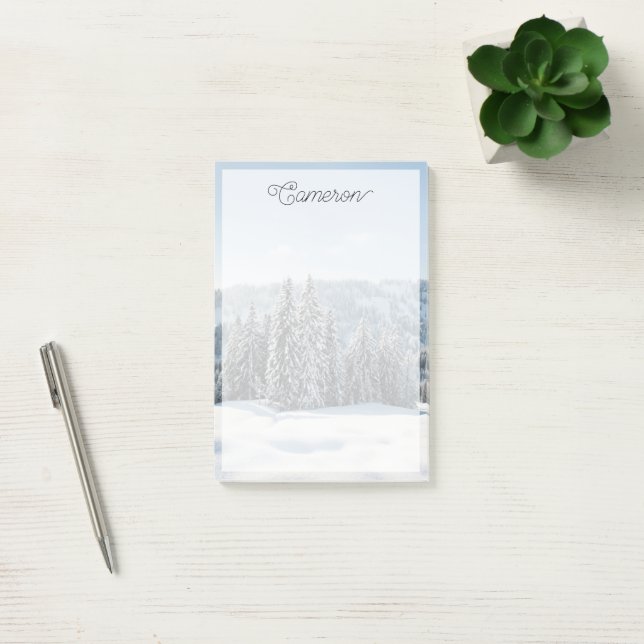 Ice & Snow | Allgäu Bavaria Germany Post-it Notes (Office)