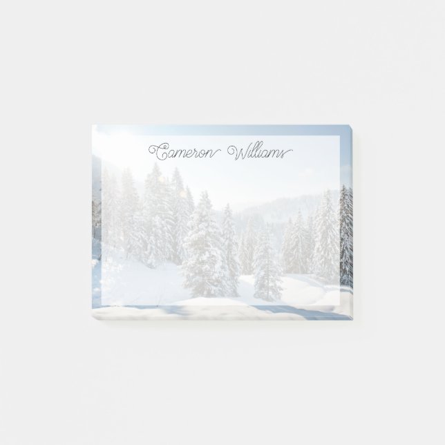 Ice & Snow | Allgäu Bavaria Southern Germany Post-it Notes (Front)
