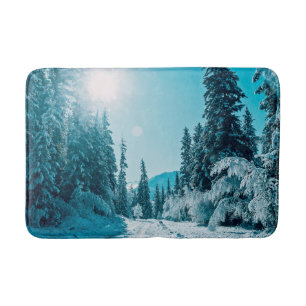 Ice & Snow Altai Nature Reserve, Russia Bath Mat