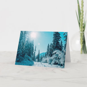 Ice & Snow Altai Nature Reserve, Russia Card