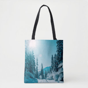 Ice & Snow Altai Nature Reserve, Russia Tote Bag
