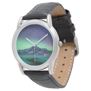 Ice & Snow Aurora Borealis Milky Way Iceland Watch