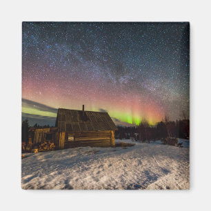 Ice & Snow Aurora Polaris Murmansk, Iceland Magnet