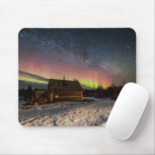 Ice & Snow Aurora Polaris Murmansk, Iceland Mouse Pad