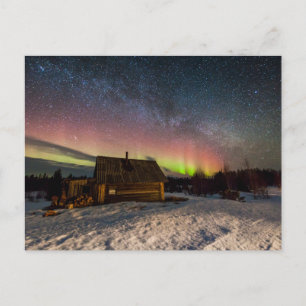 Ice & Snow   Aurora Polaris Murmansk, Iceland Postcard