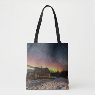 Ice & Snow   Aurora Polaris Murmansk, Iceland Tote Bag
