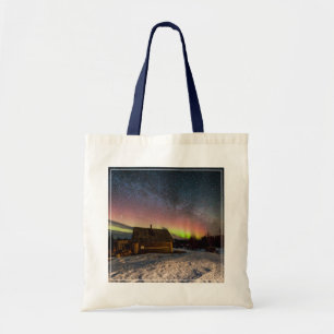 Ice & Snow   Aurora Polaris Murmansk, Iceland Tote Bag