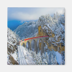Ice & Snow   Bernina Express, Switzerland Magnet