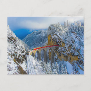 Ice & Snow   Bernina Express, Switzerland Postcard