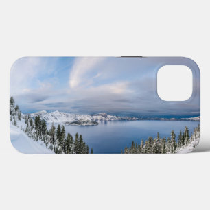 Ice & Snow Crater Lake Oregon iPhone 13 Case