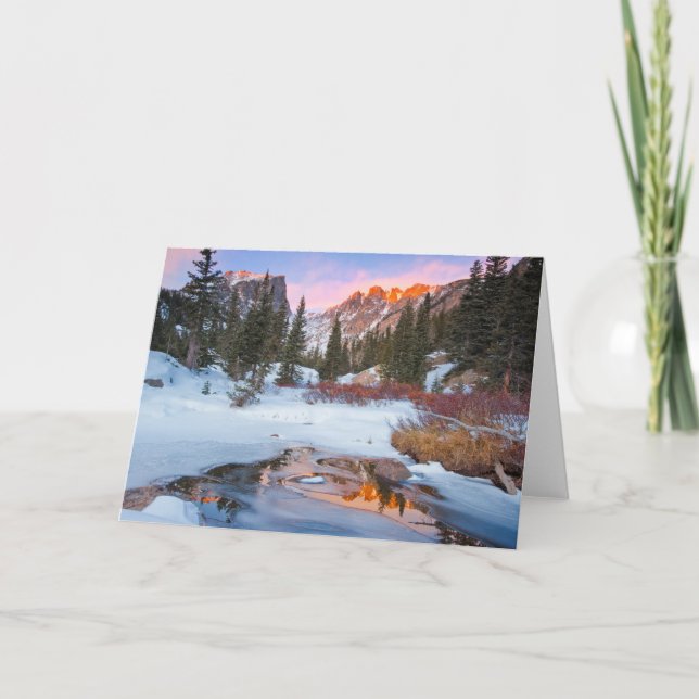 Ice & Snow | Estes Park, Colorado Card (Front)
