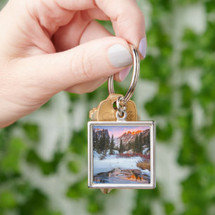 Ice & Snow Estes Park, Colorado Key Ring