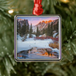Ice & Snow | Estes Park, Colorado Metal Ornament<br><div class="desc">This amazing Getty Images photo features a little stream near Rocky Mountain National Park near Estes Park,  CO,  USA.</div>