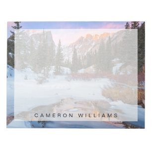Ice & Snow Estes Park, Colorado Notepad