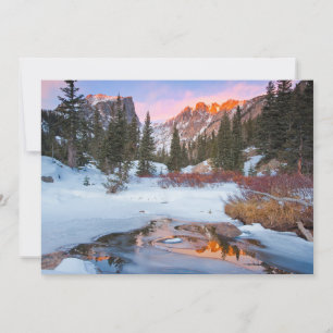Ice & Snow   Estes Park, Colorado Thank You Card