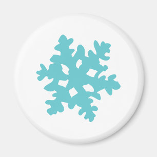 ice snow flake - snowflake magnet