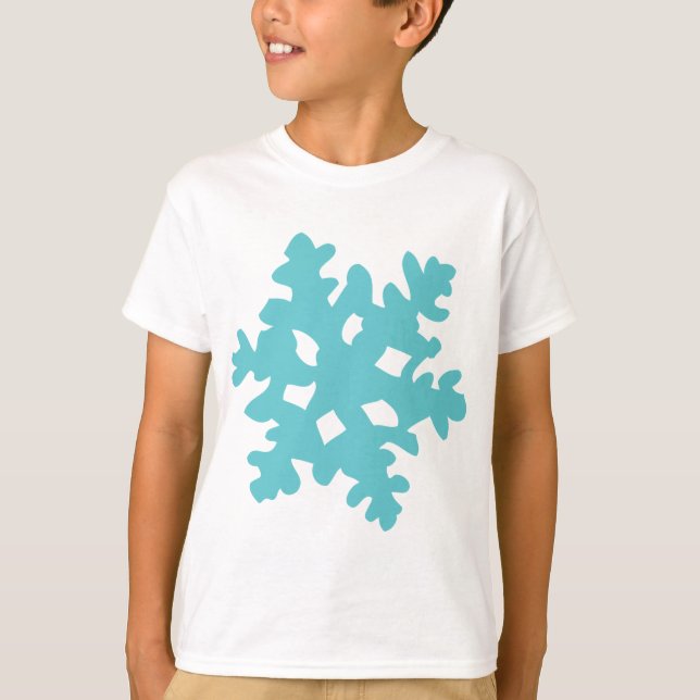 ice snow flake - snowflake T-Shirt (Front)