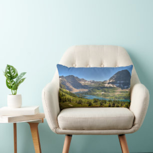 Ice & Snow Glacier National Park, Montana Lumbar Cushion