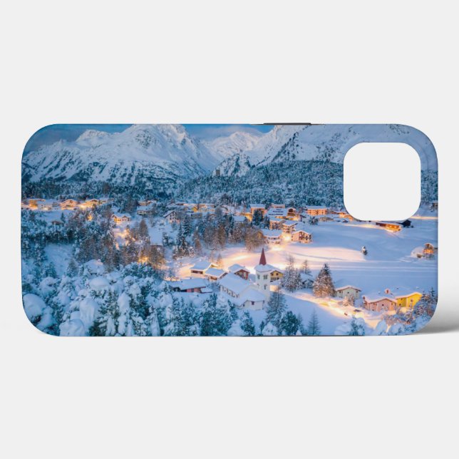 Ice & Snow | Graubunden, Engadin, Switzerland Case-Mate iPhone Case (Back (Horizontal))