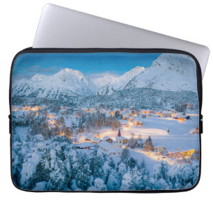Ice & Snow Graubunden, Engadin, Switzerland Laptop Sleeve