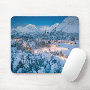 Ice & Snow Graubunden, Engadin, Switzerland Mouse Pad
