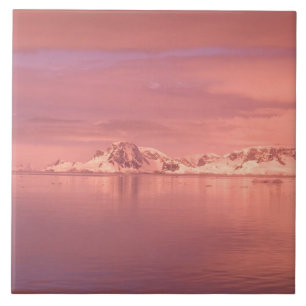 Ice, Snow, Icebergs in the channels along the Ceramic Tile
