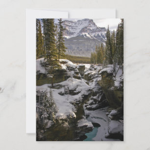 Ice & Snow Jasper National Park Alberta, Canada Thank You Card