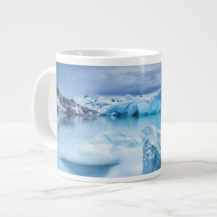 Ice & Snow   Jokulsarlon Lagoon, Iceland Large Coffee Mug