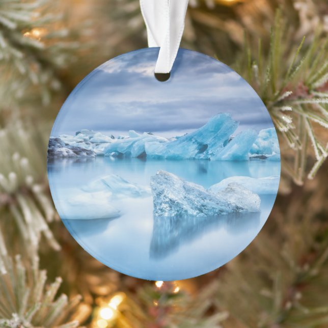 Ice & Snow | Jokulsarlon Lagoon, Iceland Ornament (Tree)