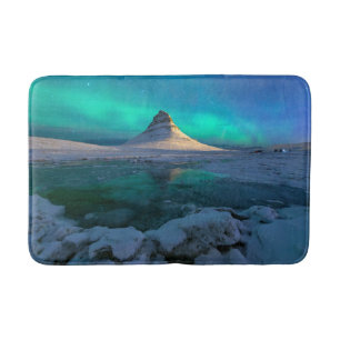 Ice & Snow   Kirkjufell Mountain, Iceland Bath Mat